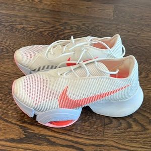 Nike Air Zoom SuperRep 2 Summit White Crimson Shoe  - Size 7.5